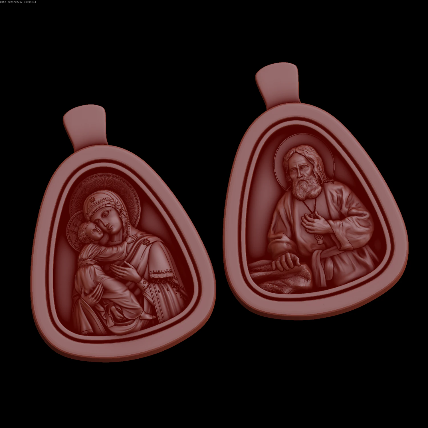 Relief 3D Model .c4d .max .obj .3ds .fbx .stl .blend 