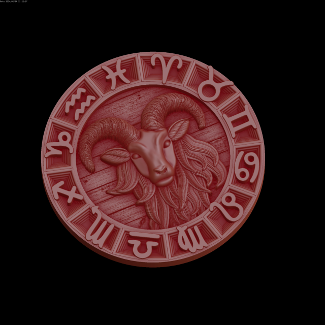 Relief 3D Model .c4d .max .obj .3ds .fbx .stl .blend 