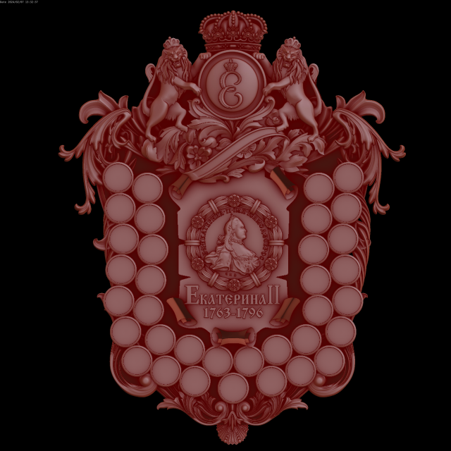 Relief 3D 模型 .c4d .max .obj .3ds .fbx .stl .blend 