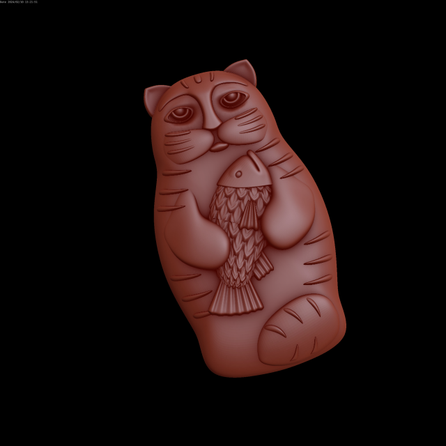 Relief Model 3D .c4d .max .obj .3ds .fbx .stl .blend 