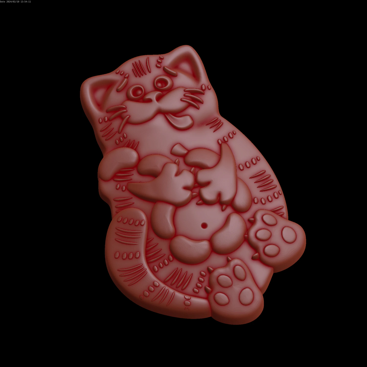 Relief 3D Model .c4d .max .obj .3ds .fbx .stl .blend 