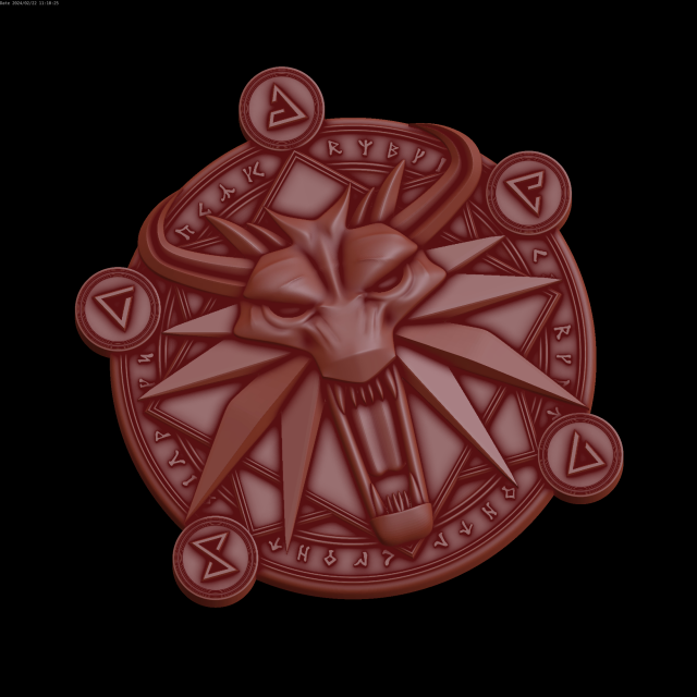 Relief 3D Model .c4d .max .obj .3ds .fbx .stl .blend 