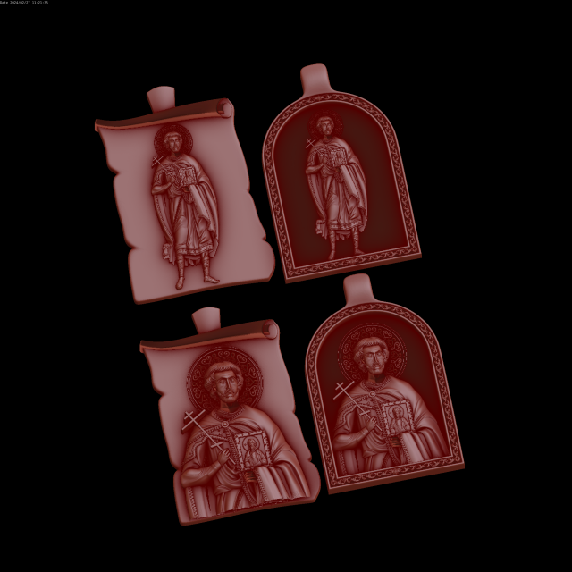 Relief 3D Модель .c4d .max .obj .3ds .fbx .stl .blend 