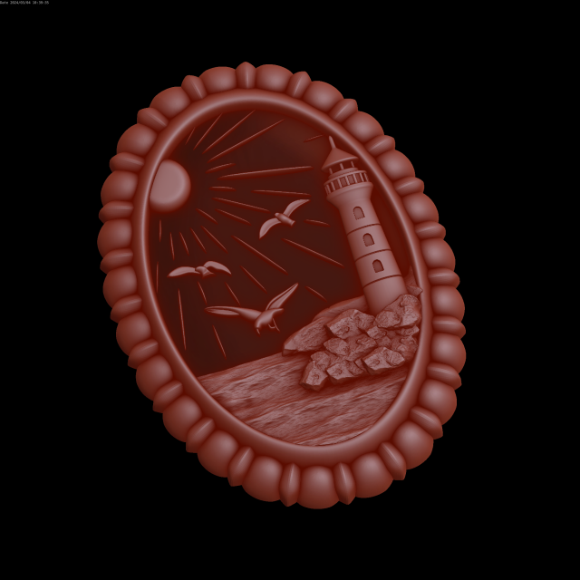 Relief Modello 3D .c4d .max .obj .3ds .fbx .stl .blend 