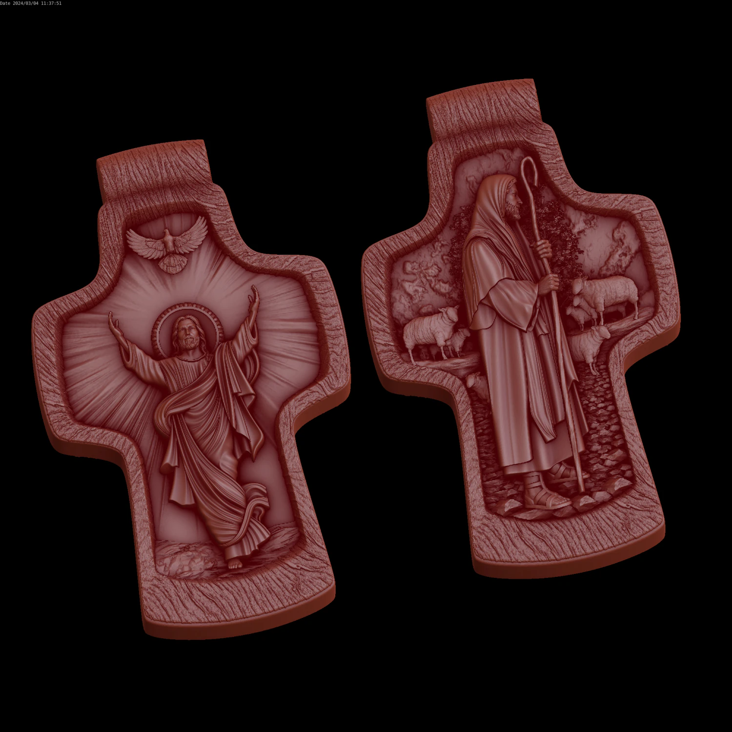 Relief 3D Model .c4d .max .obj .3ds .fbx .stl .blend 