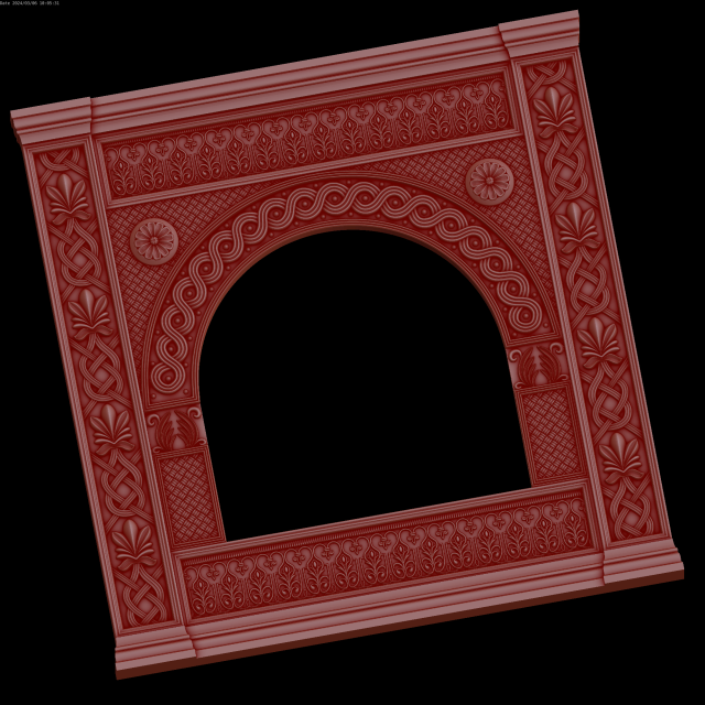 Relief Modello 3D .c4d .max .obj .3ds .fbx .stl .blend 