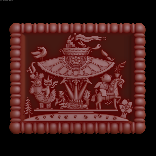 Relief 3D Model .c4d .max .obj .3ds .fbx .stl .blend 