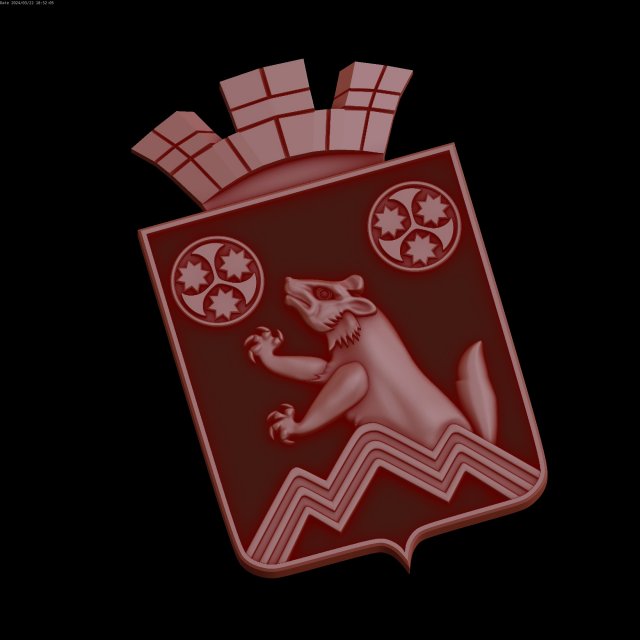 Relief Modello 3D .c4d .max .obj .3ds .fbx .stl .blend 