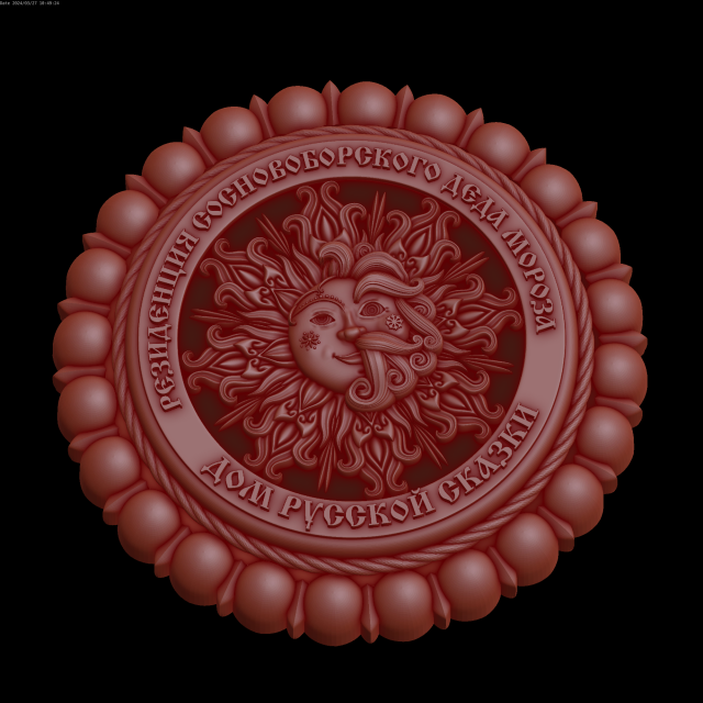 Relief Model 3D .c4d .max .obj .3ds .fbx .stl .blend