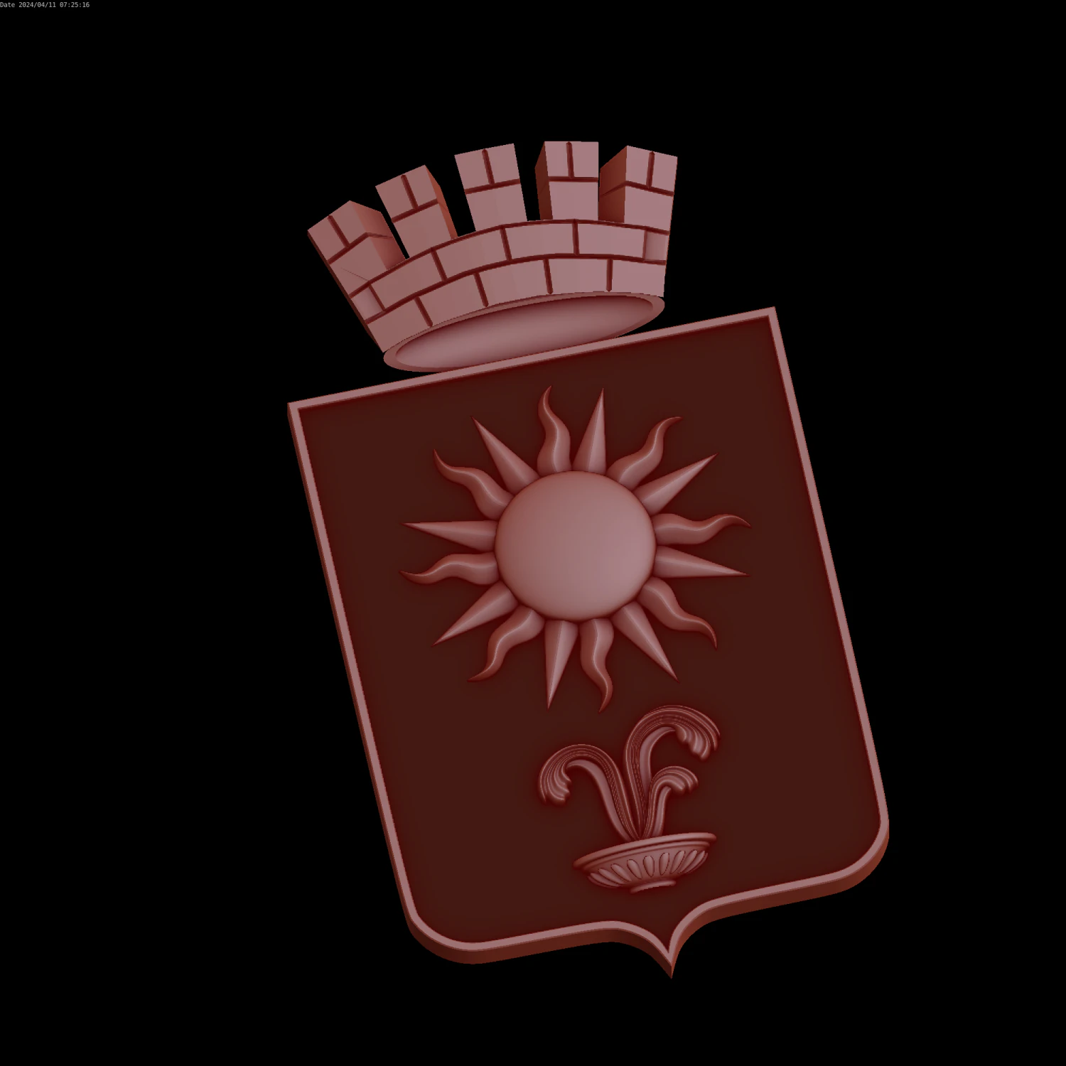 Relief 3D Model .c4d .max .obj .3ds .fbx .stl .blend 