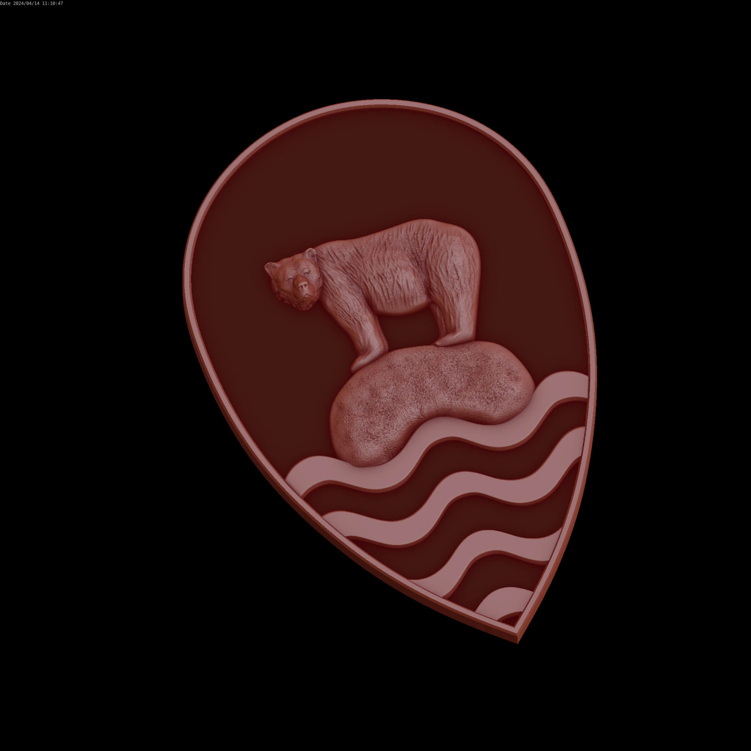 Relief 3D Model .c4d .max .obj .3ds .fbx .stl .blend 