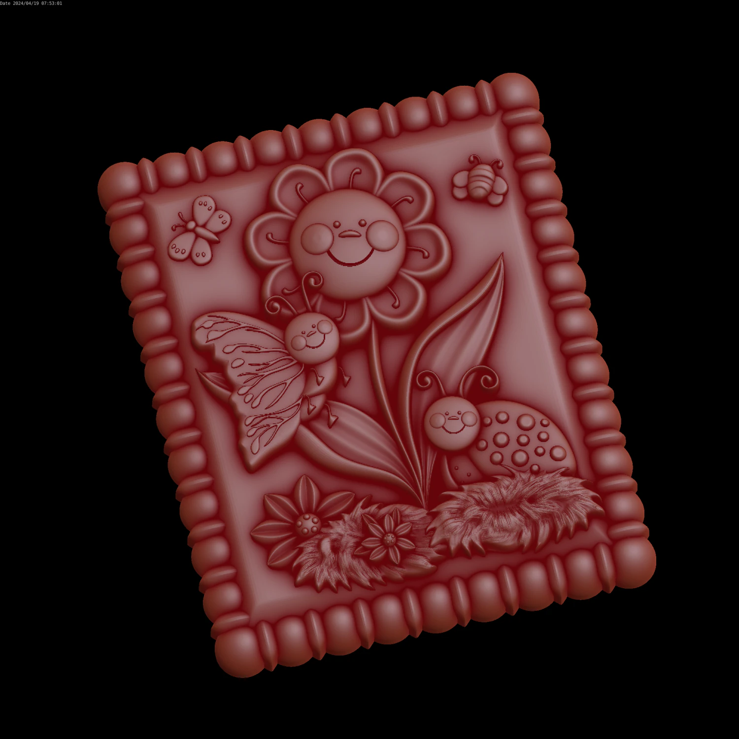 Relief 3D Model .c4d .max .obj .3ds .fbx .stl .blend 