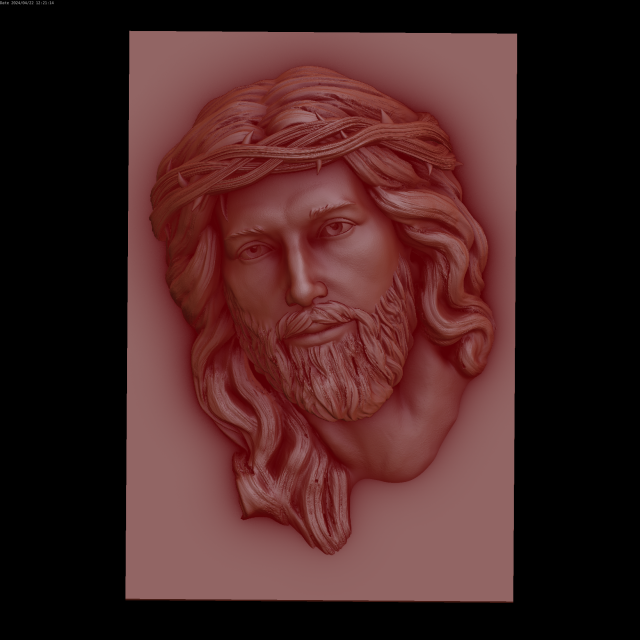 Relief Model 3D .c4d .max .obj .3ds .fbx .stl .blend