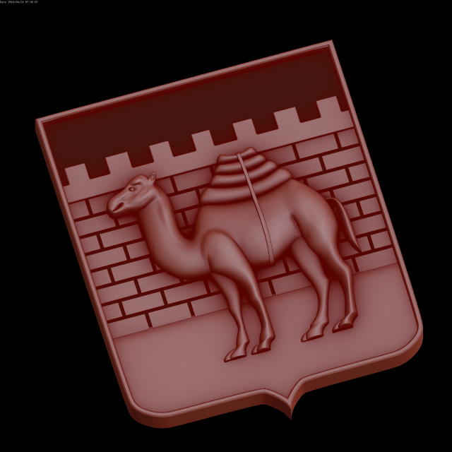 Relief 3D Model .c4d .max .obj .3ds .fbx .stl .blend 