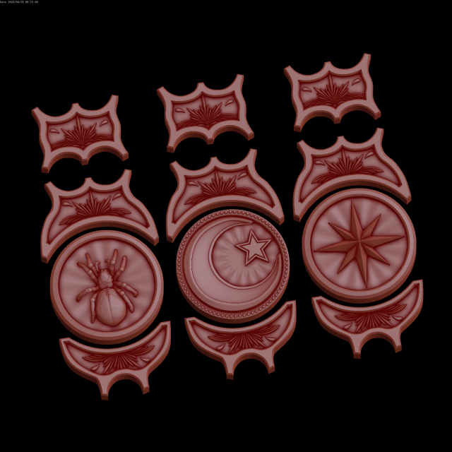 Relief Modello 3D .c4d .max .obj .3ds .fbx .stl .blend