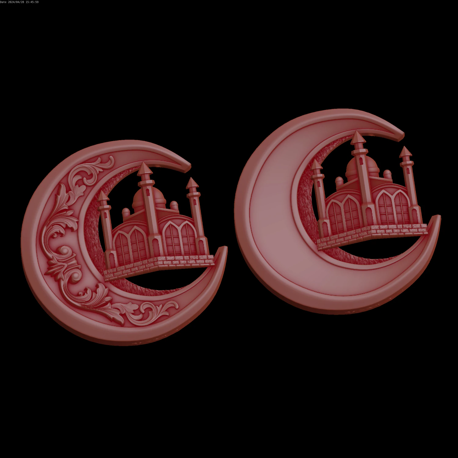 Relief 3D Model .c4d .max .obj .3ds .fbx .stl .blend 