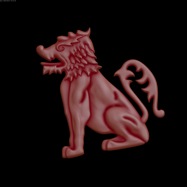 Relief Model 3D .c4d .max .obj .3ds .fbx .stl .blend 