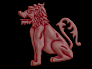 Relief 3D-Modell