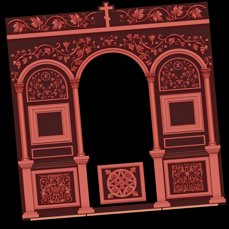 Relief Model 3D .c4d .max .obj .3ds .fbx .stl .blend 