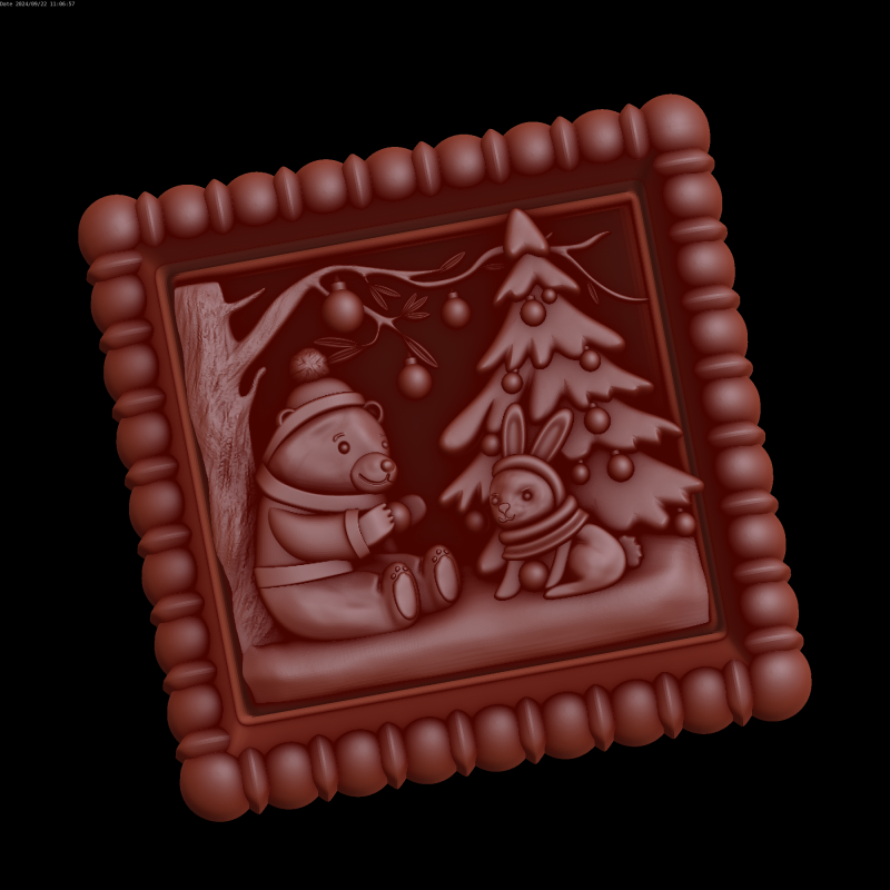 Relief Modello 3D .c4d .max .obj .3ds .fbx .stl .blend 