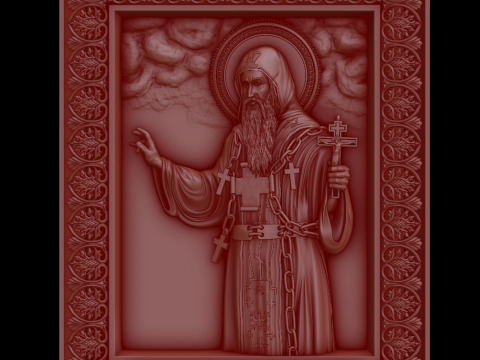 Relief 3D-Modell