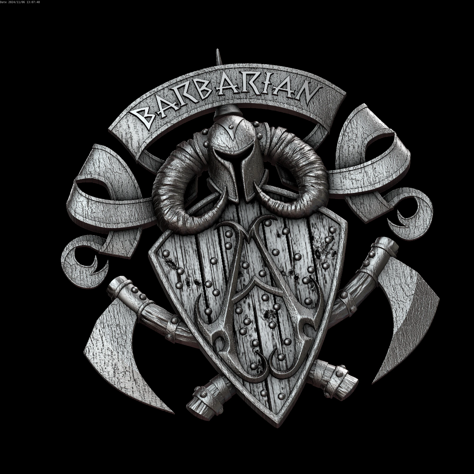 Relief 3D Model .c4d .max .obj .3ds .fbx .stl .blend