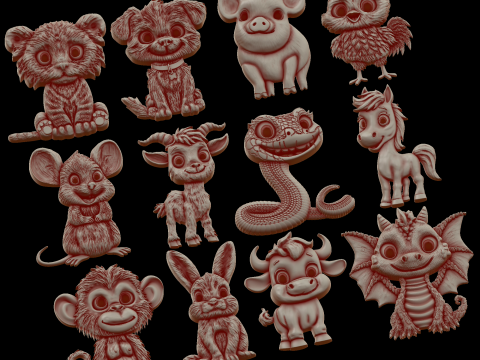 Relief 3D Model