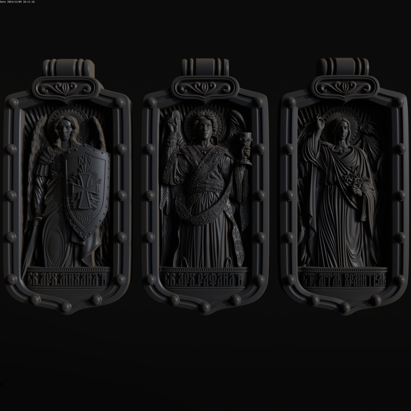 Relief Model 3D .c4d .max .obj .3ds .fbx .stl .blend 