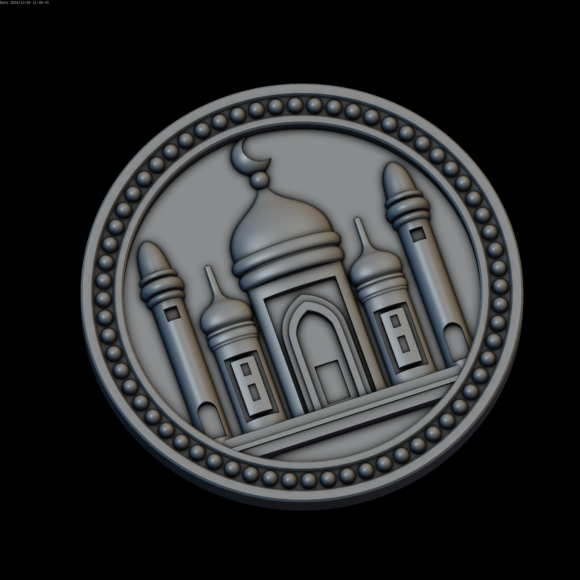 Relief 3D Model .c4d .max .obj .3ds .fbx .stl .blend 