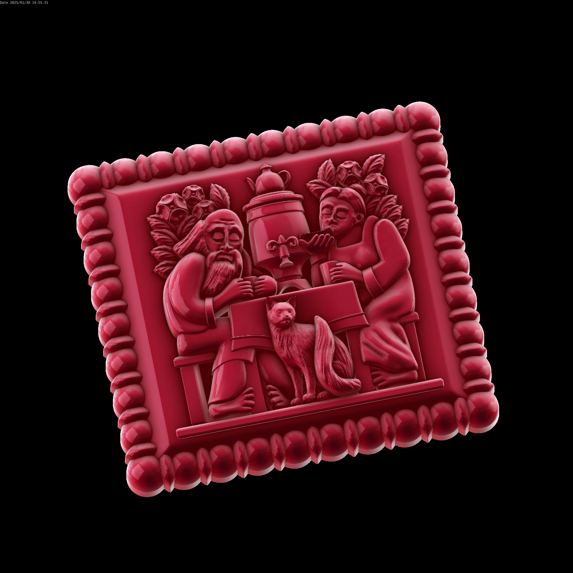 Relief 3D Model .c4d .max .obj .3ds .fbx .stl .blend 