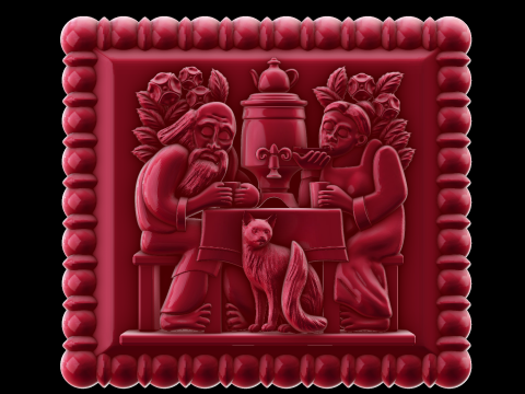 Relief 3D मॉडल
