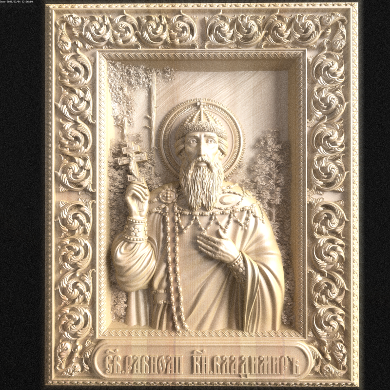 Relief Model 3D .c4d .max .obj .3ds .fbx .stl .blend 