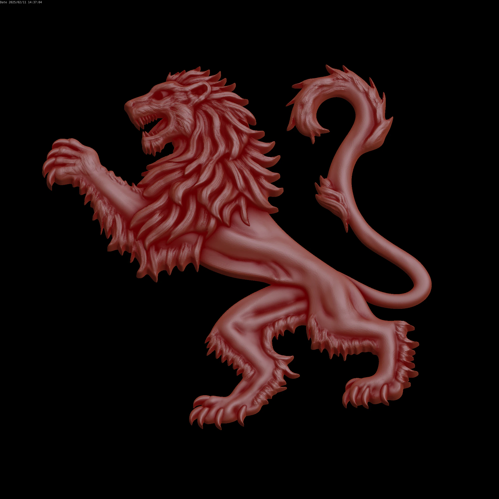 Relief 3D Model .c4d .max .obj .3ds .fbx .stl .blend 