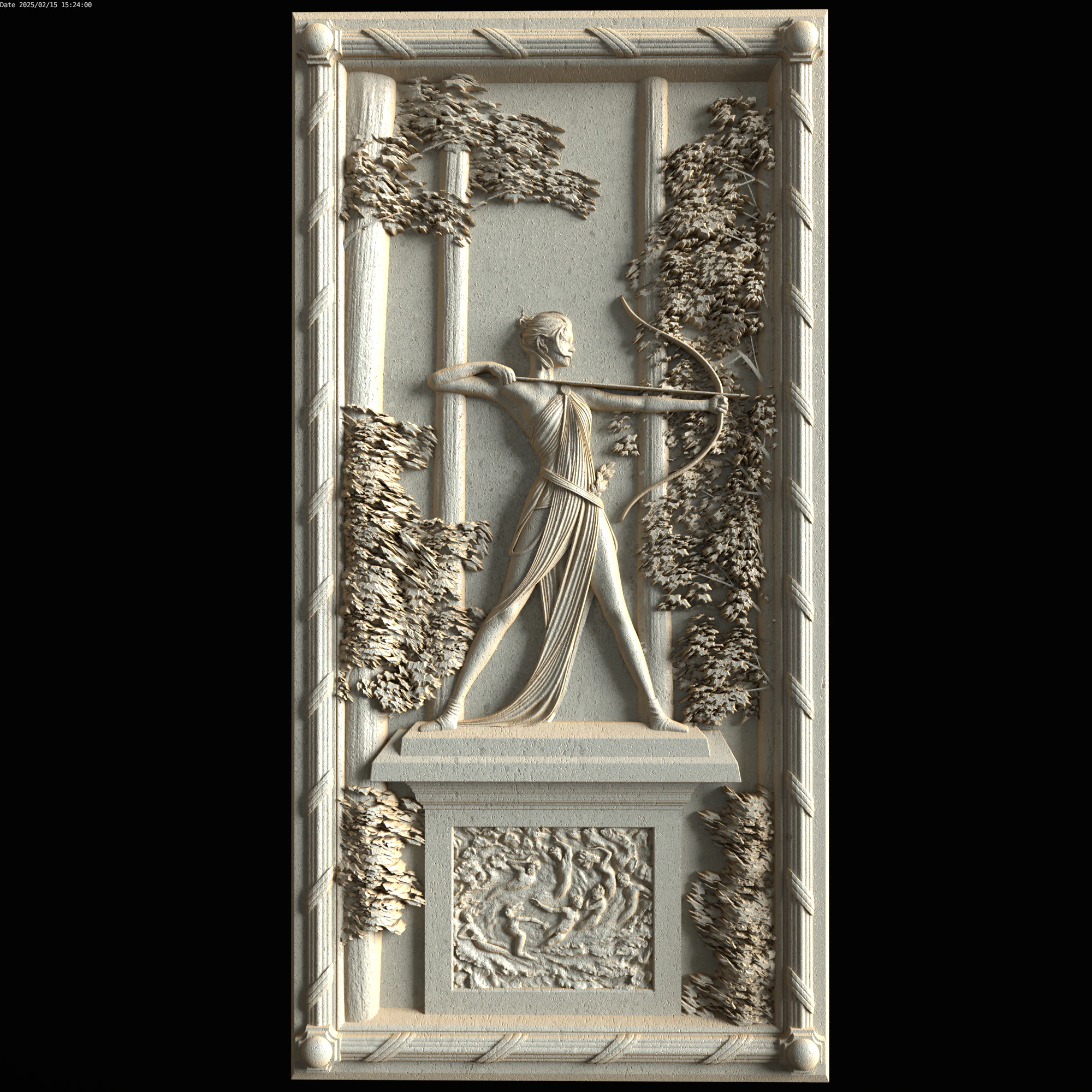 Relief 3D Model .c4d .max .obj .3ds .fbx .stl .blend