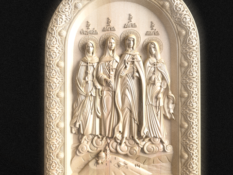 Relief 3D Model