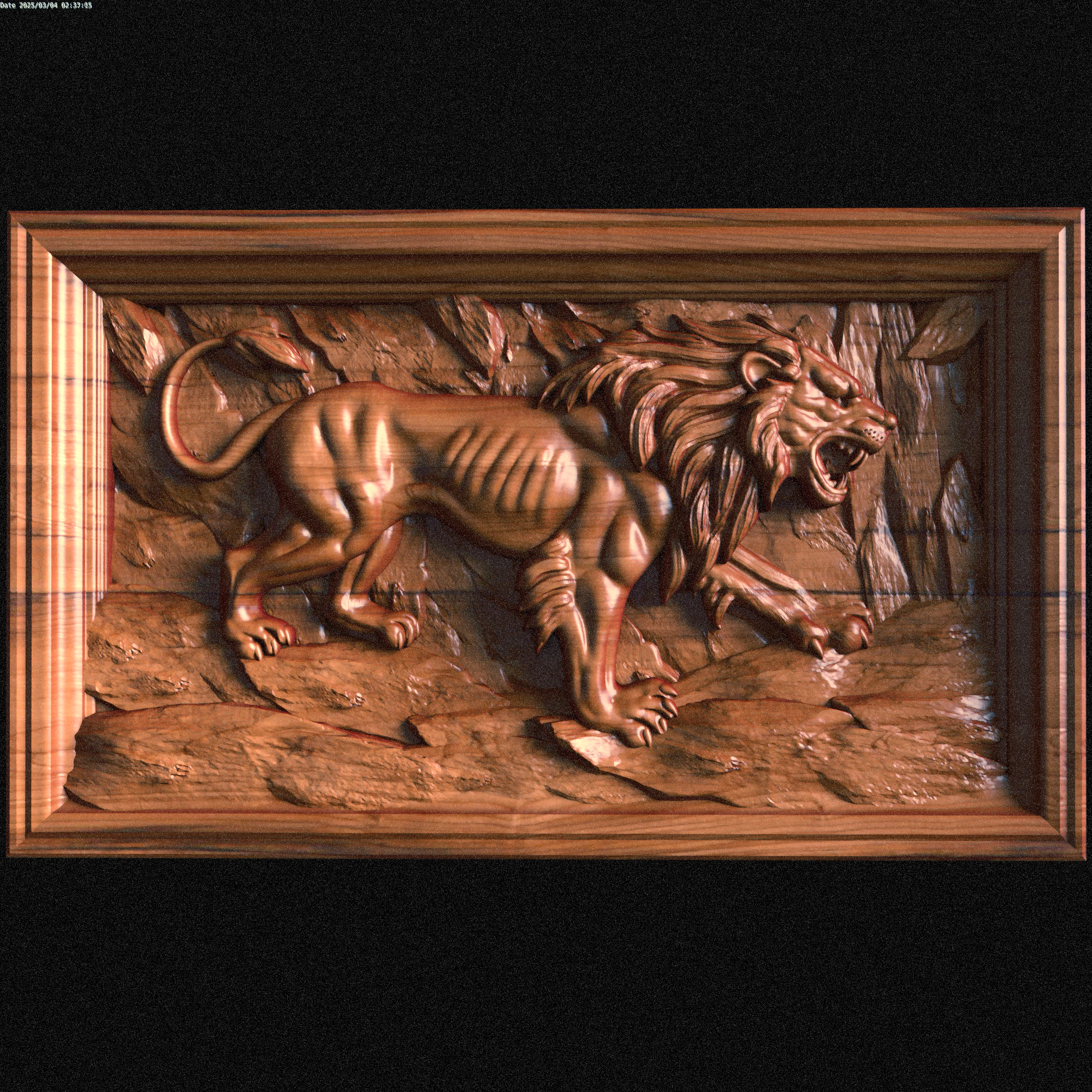 Relief 3D Model .c4d .max .obj .3ds .fbx .stl .blend 