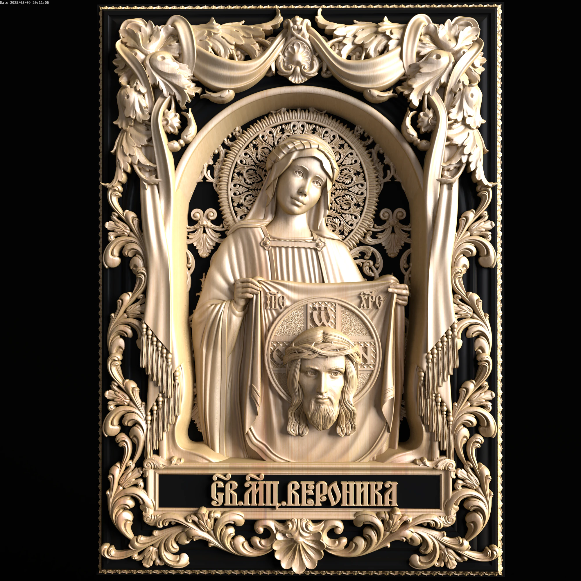 Relief 3D Model .c4d .max .obj .3ds .fbx .stl .blend 
