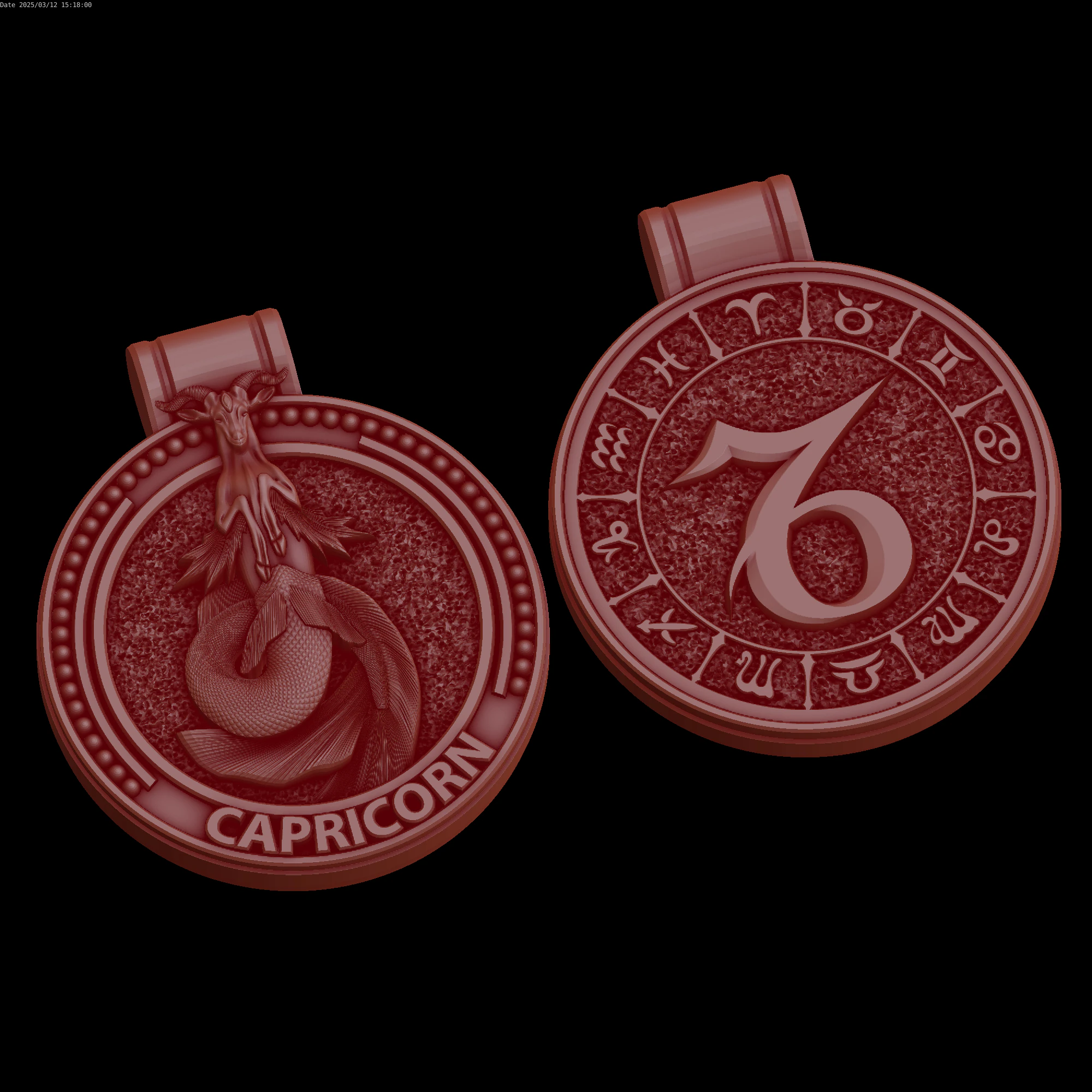 Relief 3D Model .c4d .max .obj .3ds .fbx .stl .blend 