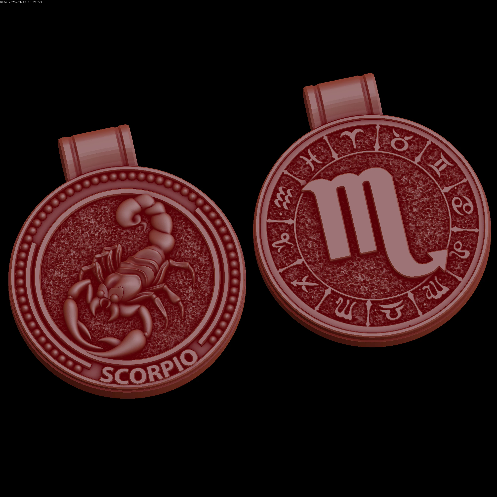 Relief 3D Model .c4d .max .obj .3ds .fbx .stl .blend 