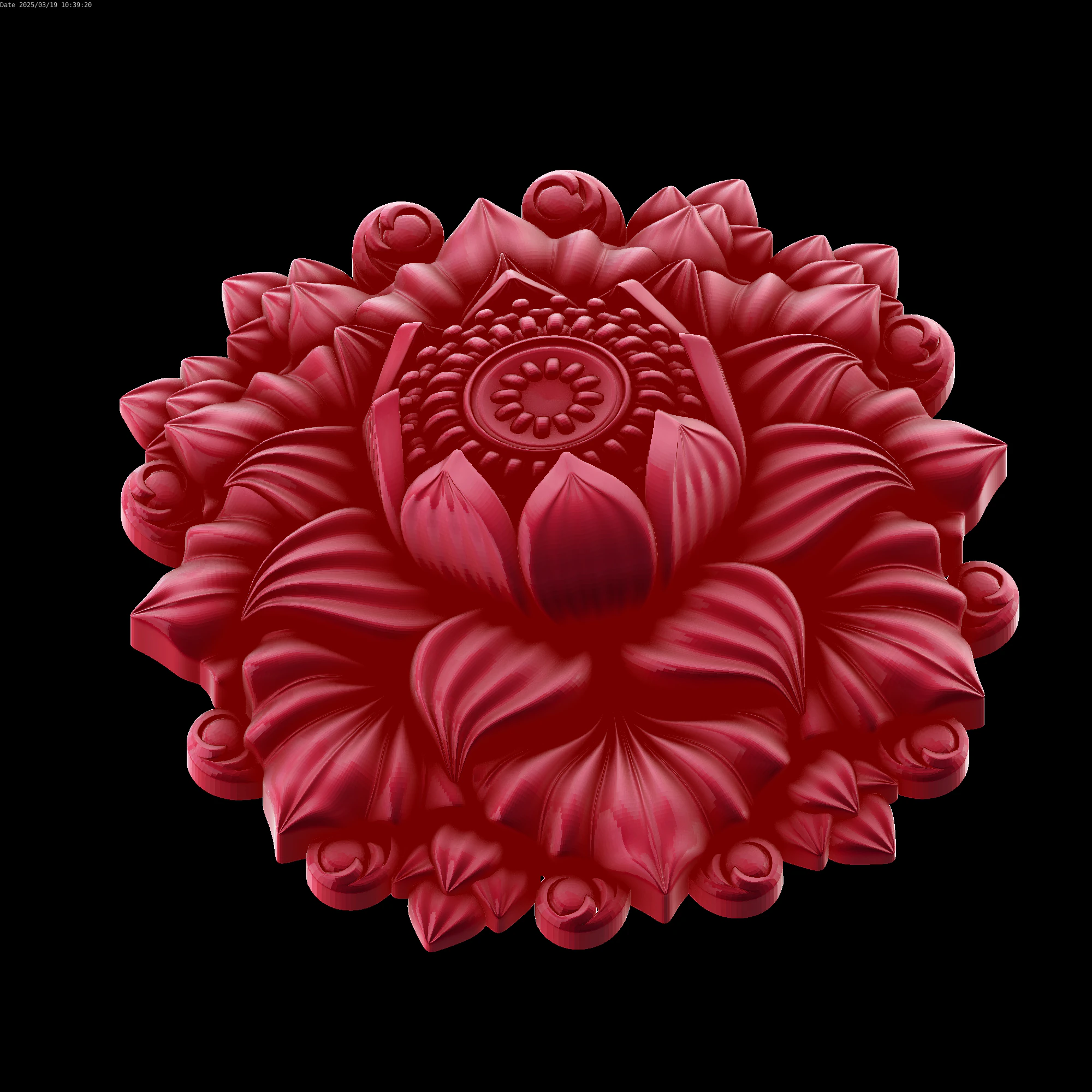 Relief 3D Model .c4d .max .obj .3ds .fbx .stl .blend 