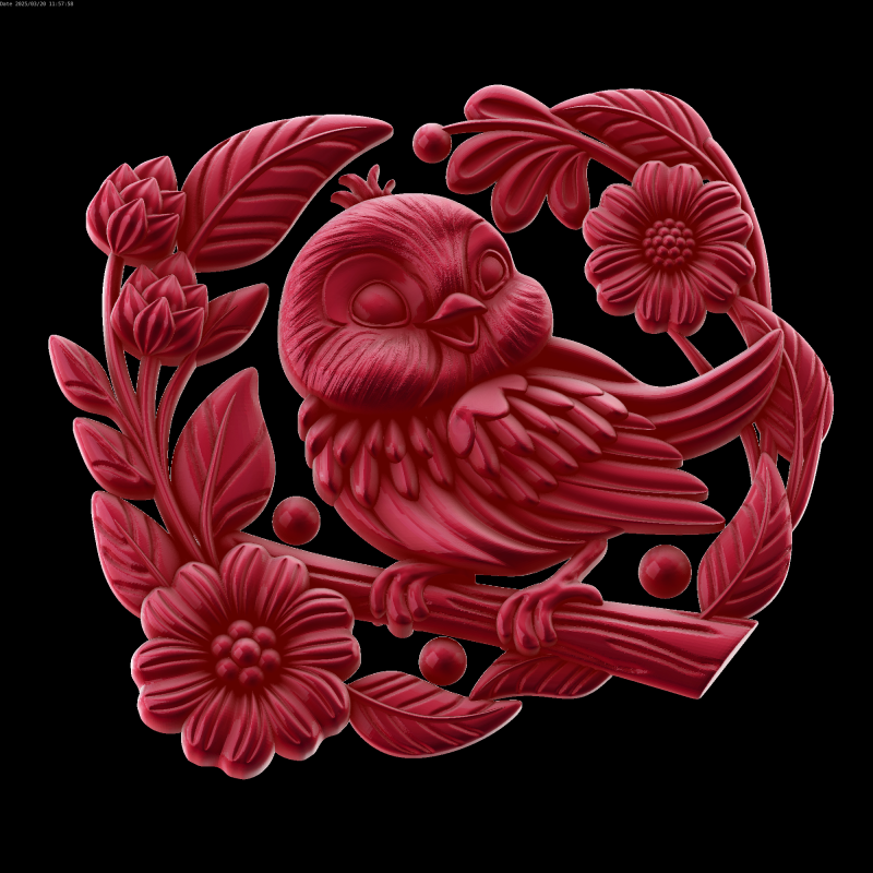 Relief 3D 模型 .c4d .max .obj .3ds .fbx .stl .blend 