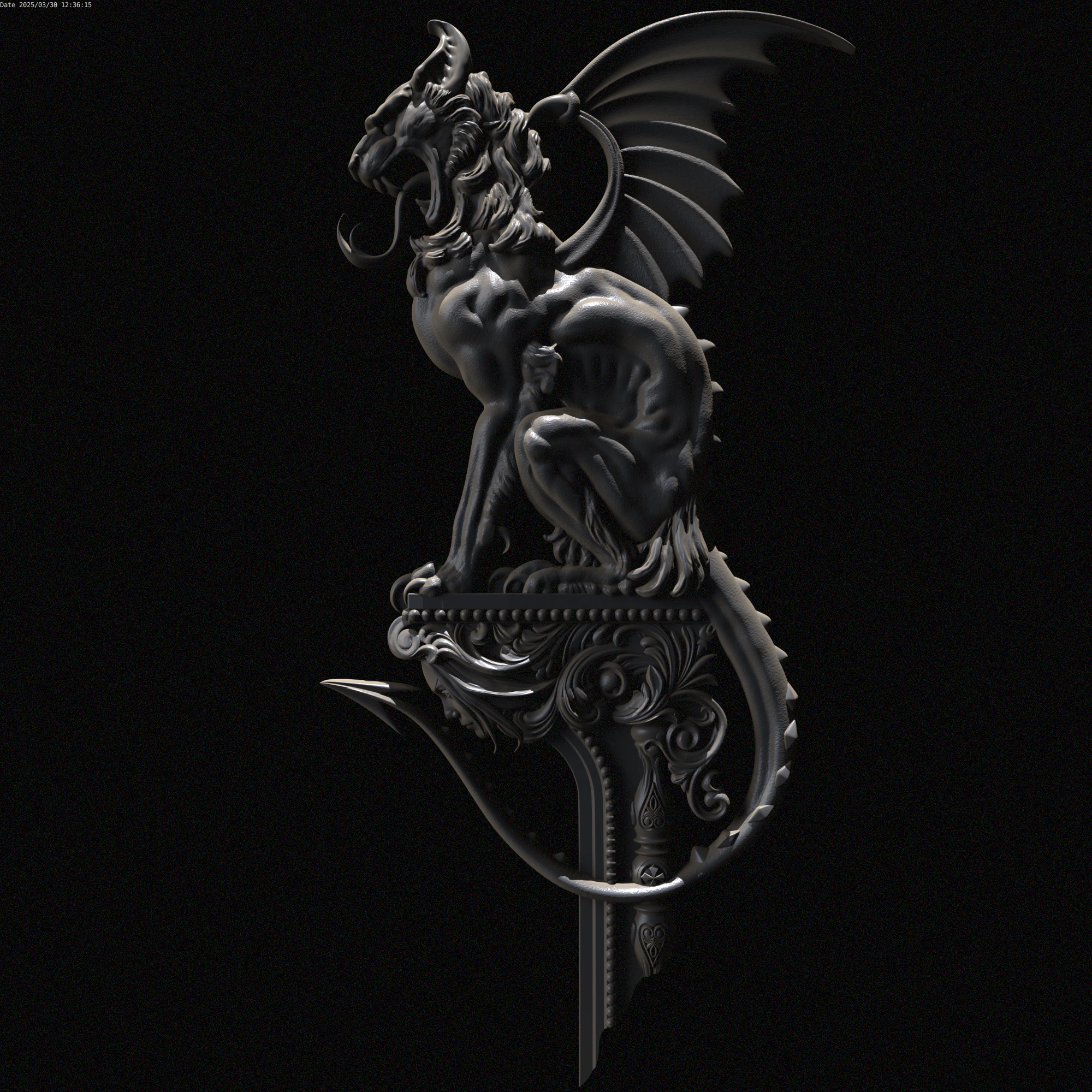 Relief 3D Model .c4d .max .obj .3ds .fbx .stl .blend