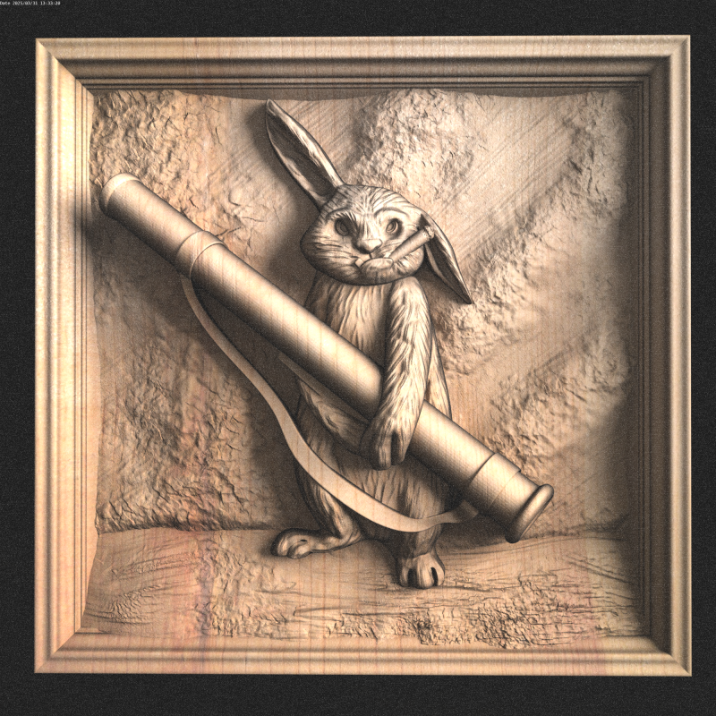 Relief Modèle 3D .c4d .max .obj .3ds .fbx .stl .blend 