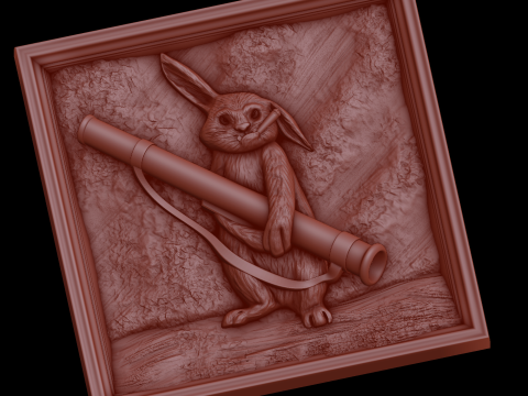 Relief Modèle 3D