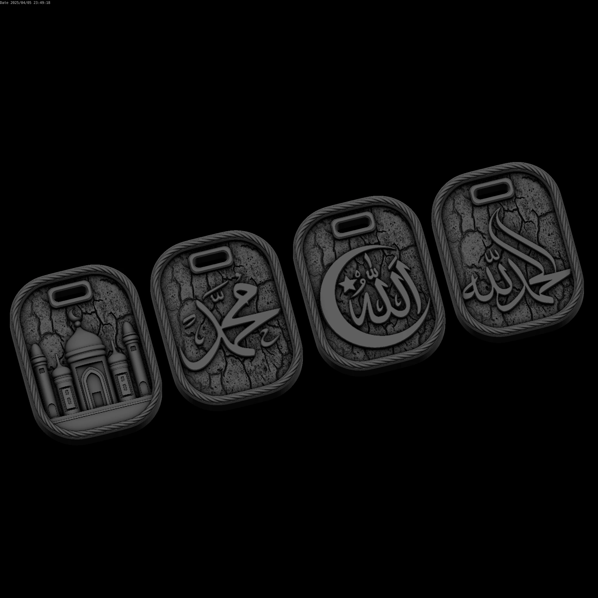 Relief 3D Model .c4d .max .obj .3ds .fbx .stl .blend 