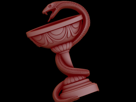Relief 3D-Modell