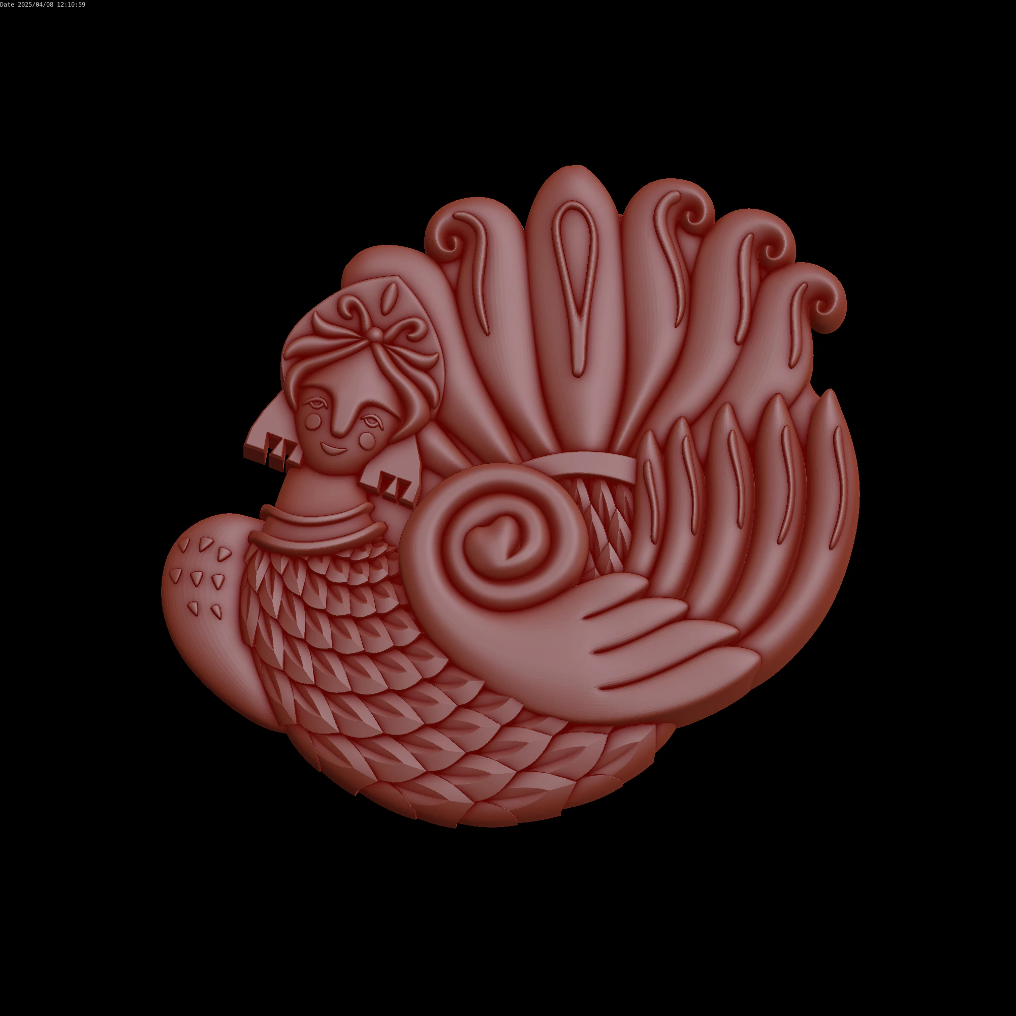Relief 3D Model .c4d .max .obj .3ds .fbx .stl .blend 