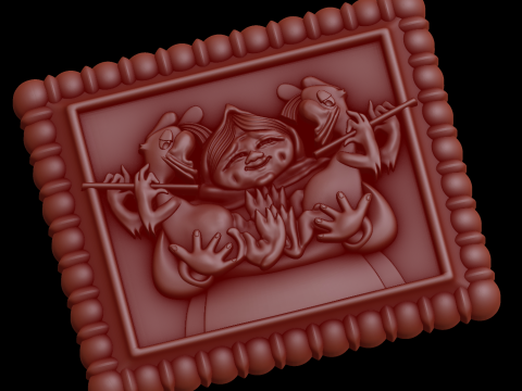 Relief 3D Model