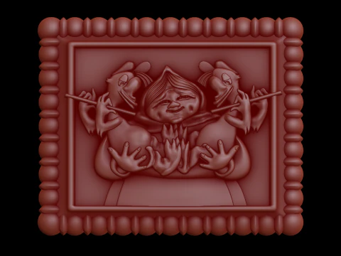 Relief 3D Model