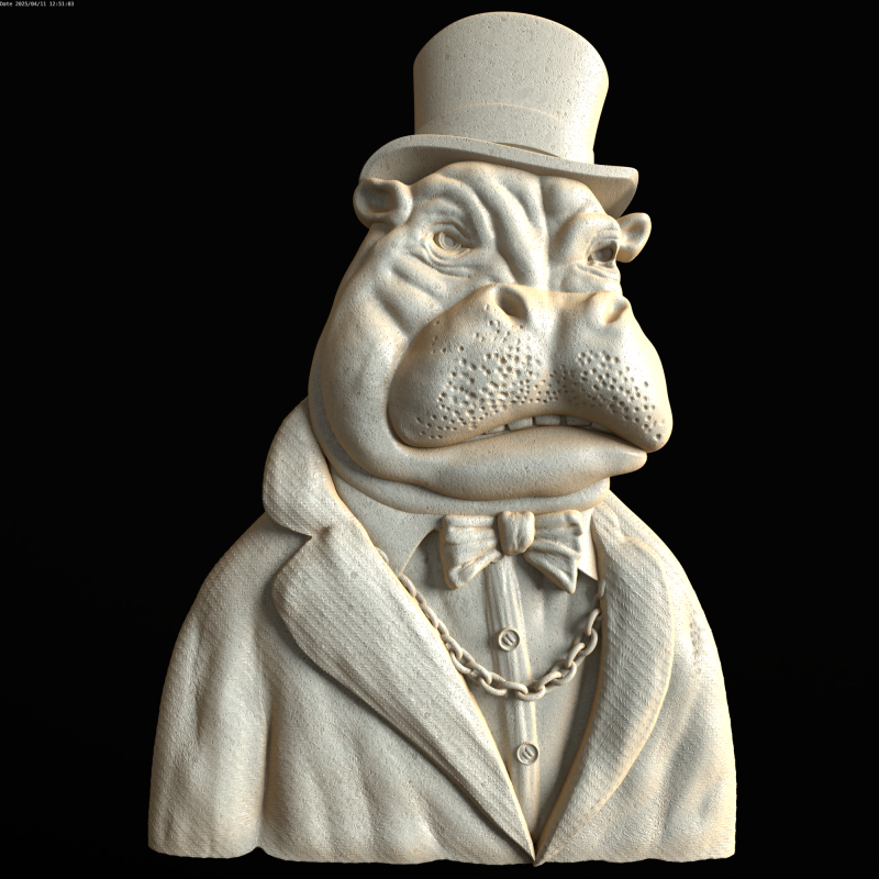 Relief 3D Model .c4d .max .obj .3ds .fbx .stl .blend 